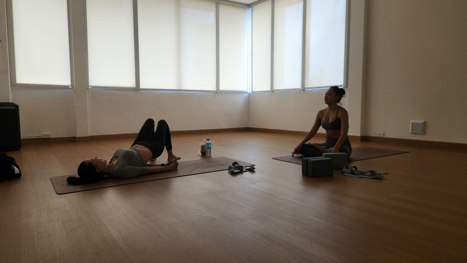 Private yoga practice at Nature Life Yoga Center