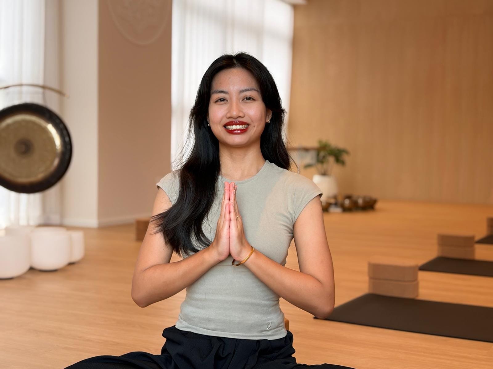 Mo, yoga teacher at Nature Life Yoga Center